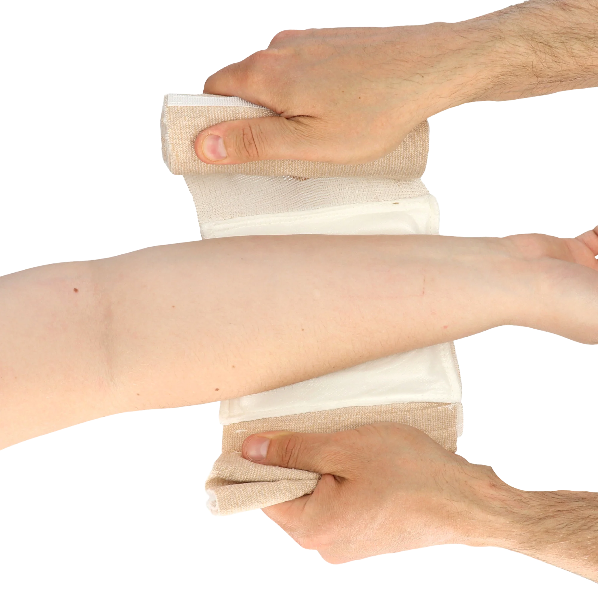 Apply the pad